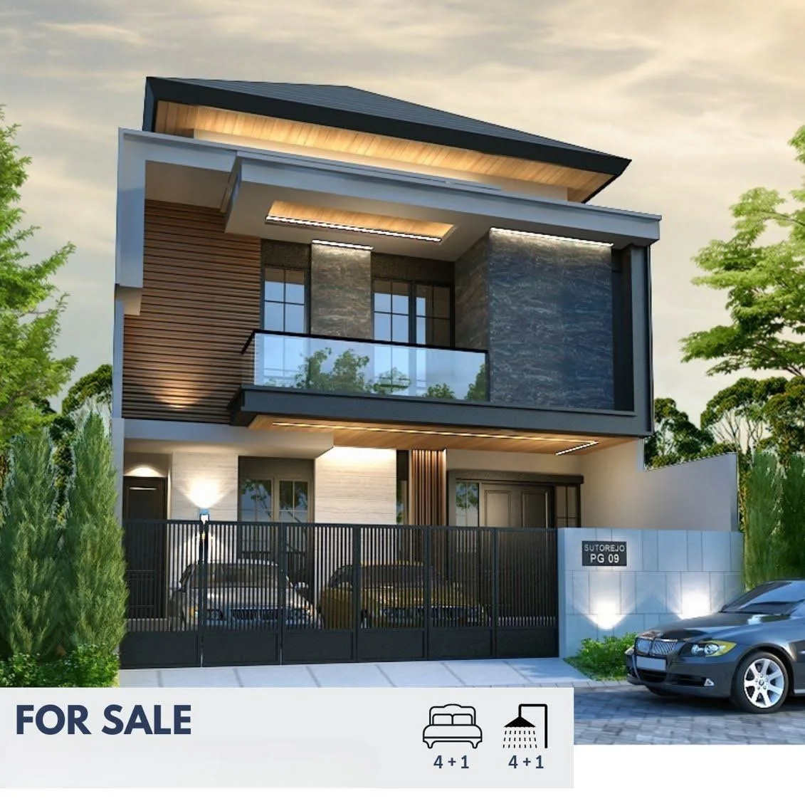 Dijual Rumah Mewah 2 Lantai New Project Modern Minimalis Sutorejo Prima Surabaya Timur - Rumah Impian Anda!