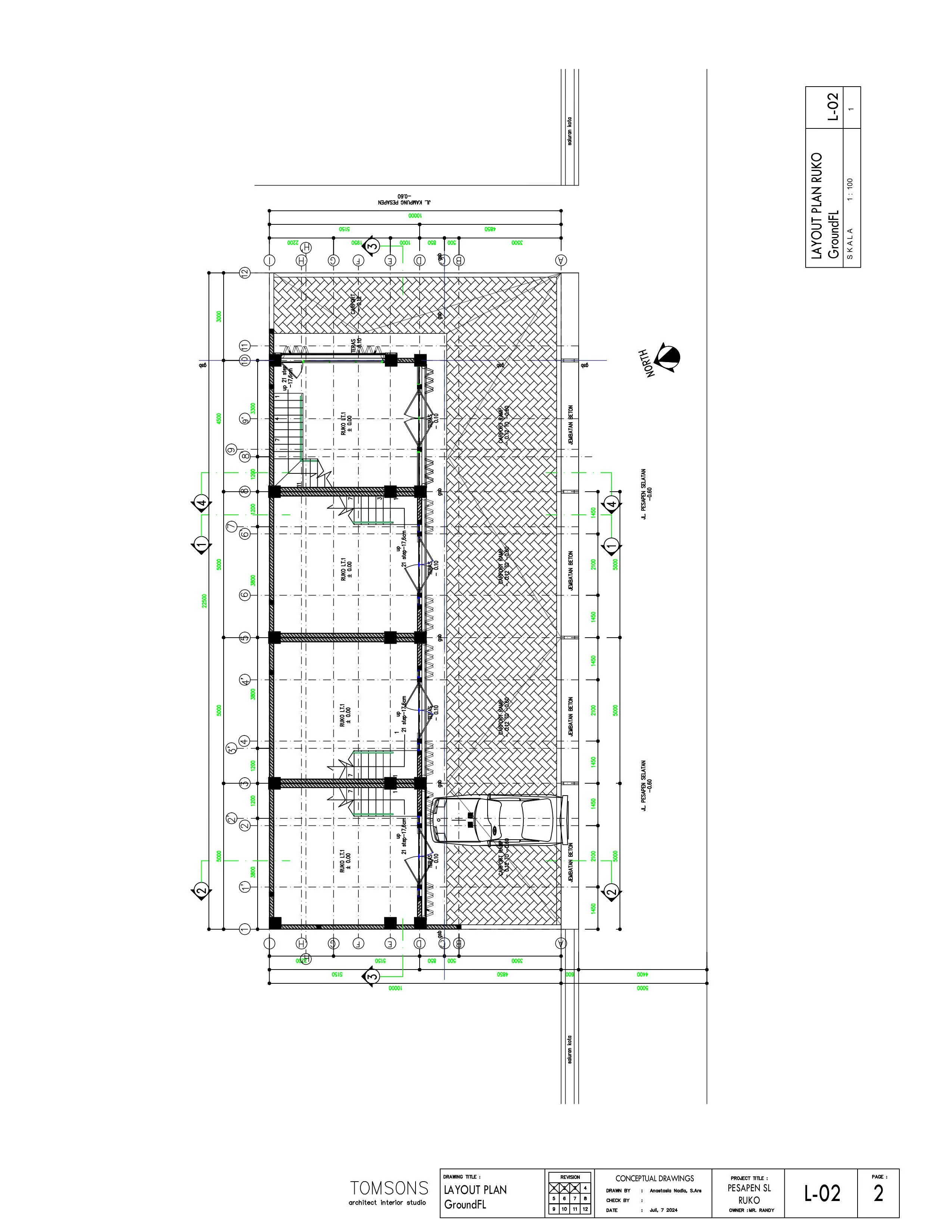 Dijual Ruko Desain Modern Pesapen Surabaya Utara - Thumbnail 4