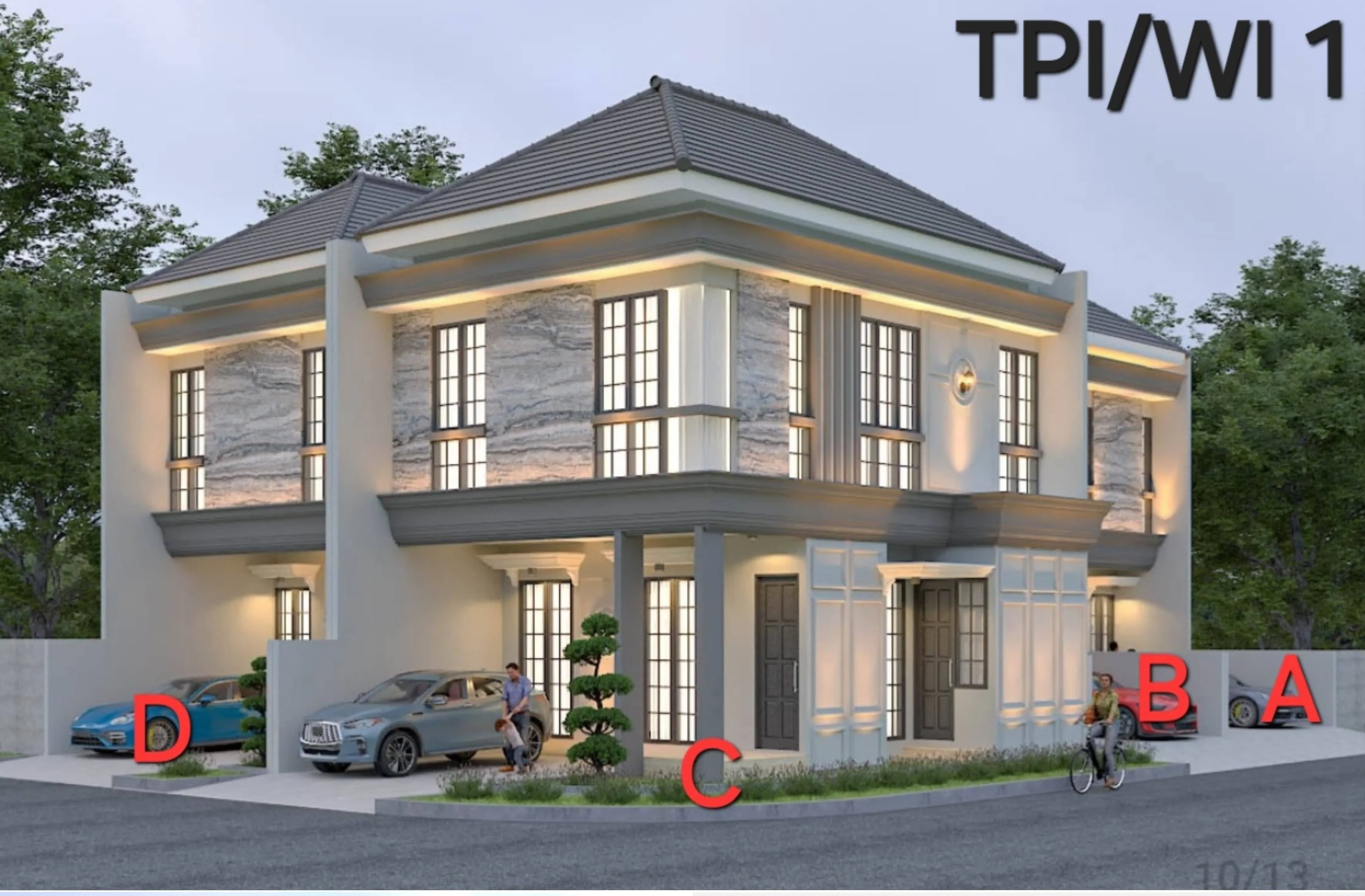 Dijual Rumah New Minimalis di Taman Pondok Indah Surabaya Selatan - Image 1
