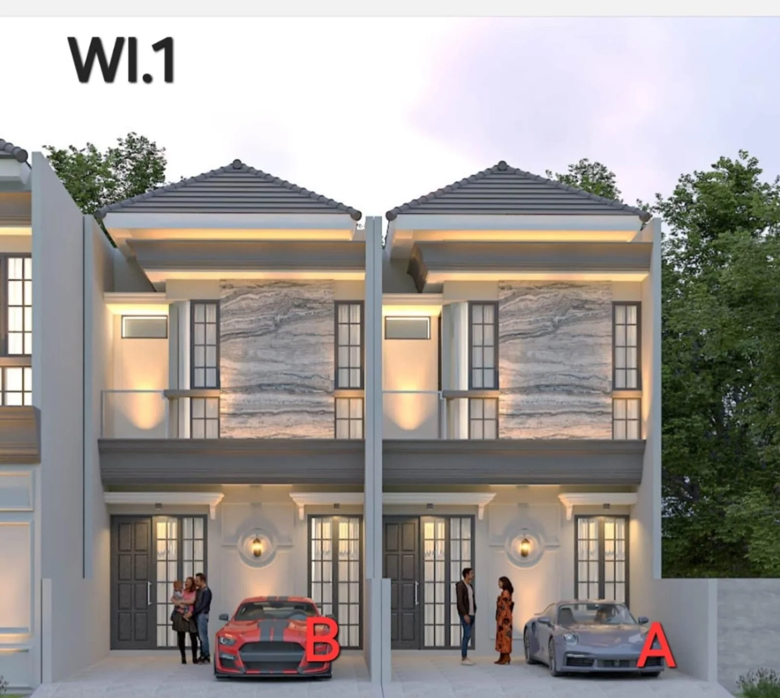 Jual Rumah Baru 2 Lantai Minimalis Murah Taman Pondok Indah Wiyung Surabaya Barat - Image 1