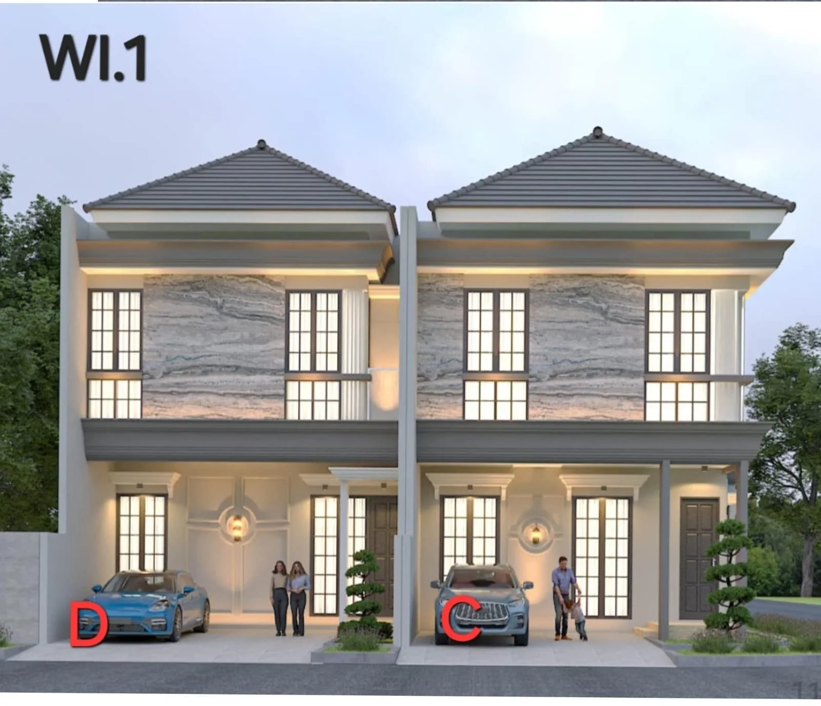 Jual Rumah Minimalis 2 Lantai Surabaya Barat - Thumbnail 2