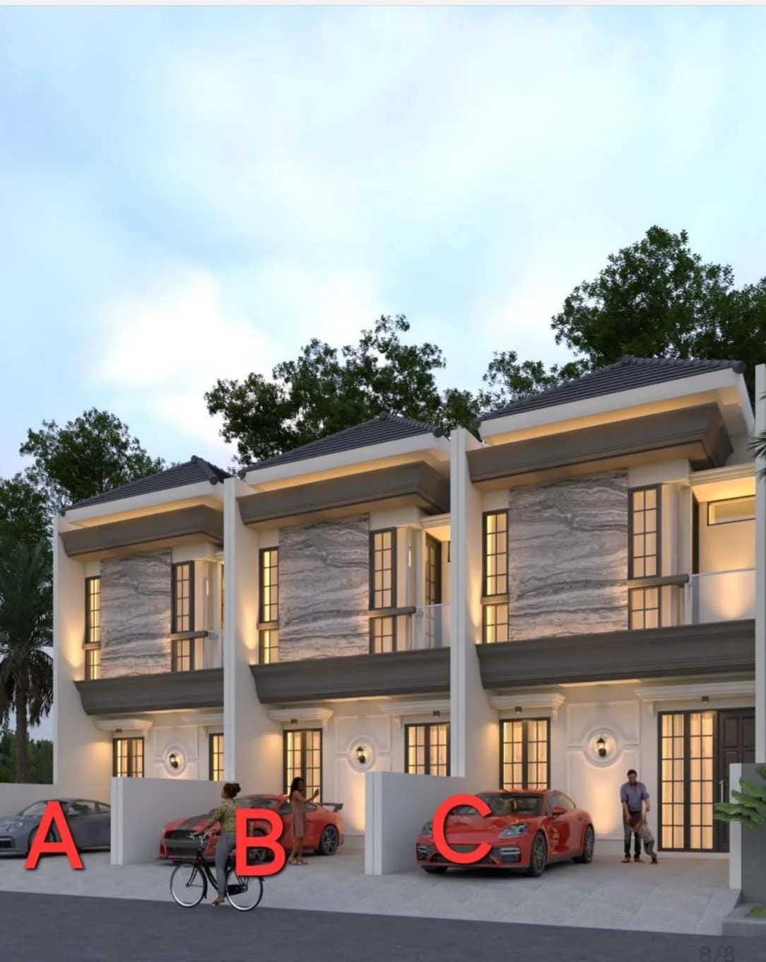 Jual Rumah 2 Lantai Minimalis Murah Baruk Barat Lokasi Surabaya Timur - Thumbnail 2