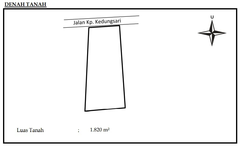 Rumah Mewah Dijual Lelang Harga Murah Dekat Stasiun di Kendalsari Jombang - Thumbnail 2