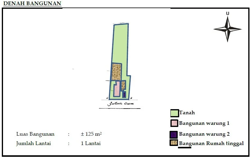 Dijual Rumah Lelang Harga Murah Dekat Stasiun dan Puskesmas di Jombang - Thumbnail 3
