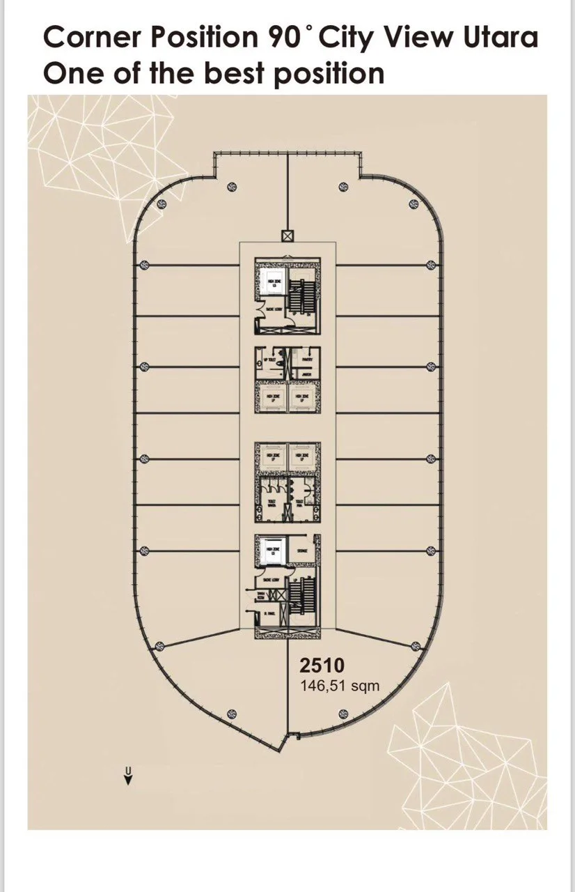 Dijual Unit Office Premium di Ciputra World The Office Surabaya Barat - Thumbnail 2
