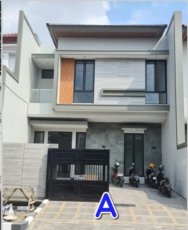 Jual Rumah Mewah Baru Gress 2 Lantai Nginden Intan Surabaya Timur Lokasi Strategis - Image 1
