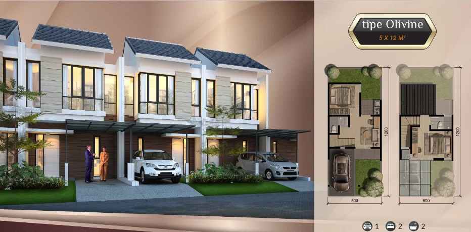 Dijual Rumah Baru Modern di Golden East Menganti Gresik - Thumbnail 4