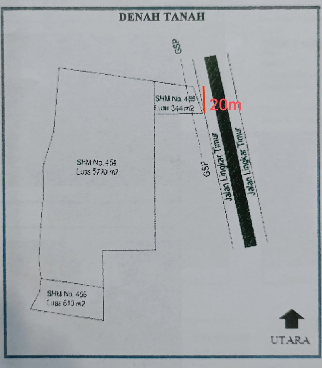 Dijual Tanah Lokasi Strategis di Prasung Buduran Sidoarjo - Thumbnail 4