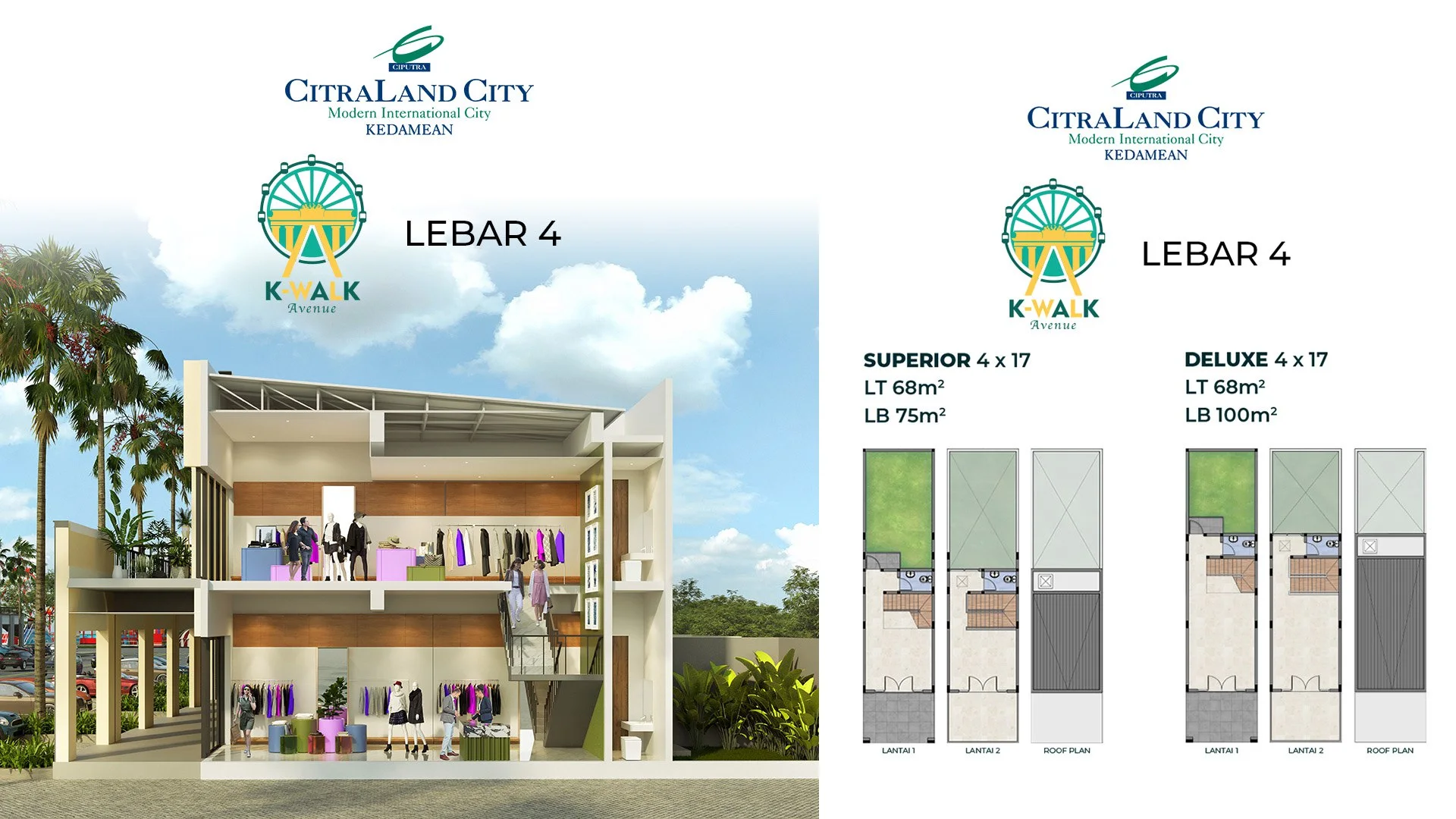 Dijual-Ruko-Modern-Strategis-di-K-Walk-Avenue-Citraland-Kedamean-Gresik
