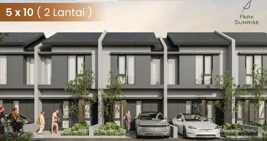 Dijual-Rumah-Baru-2-Lantai-Strategis-di-Park-Sunrise-Tahap-2-Surabaya-Timur
