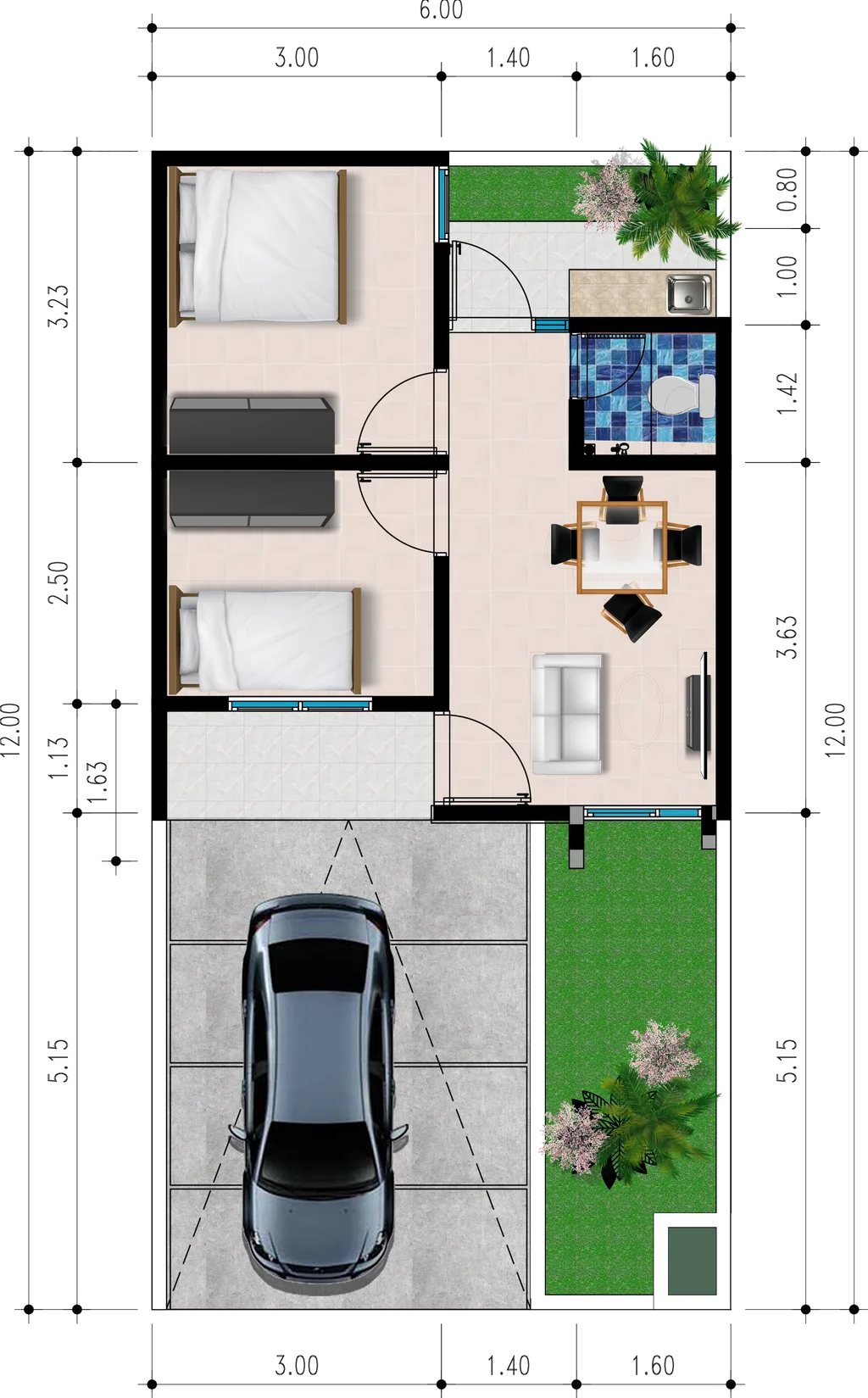 Dijual Rumah Baru Modern di Taman Anggun Sejahtera 11 Sidoarjo - Thumbnail 2