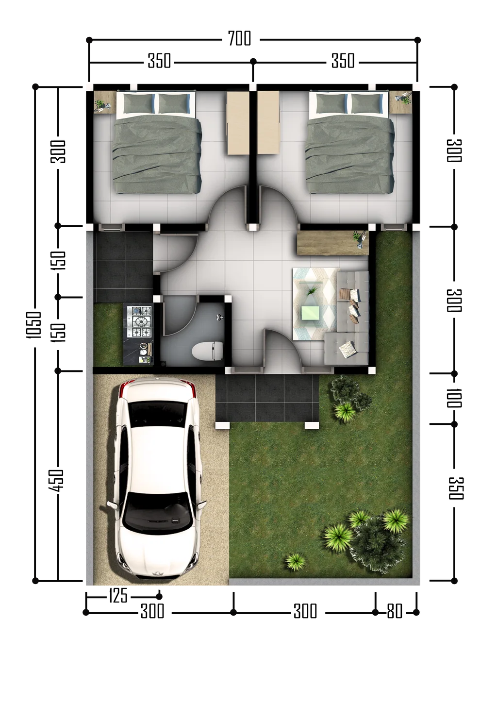 Dijual Rumah Baru Minimalis di Victory Land Sidoarjo - Thumbnail 2
