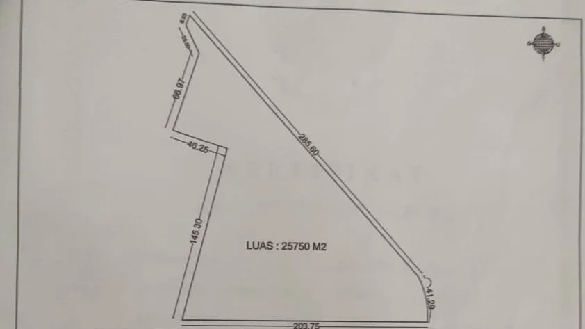 Dijual Tanah Luas Strategis di Raya Maospati Jalan Nasional Tempuran Paron Ngawi - Thumbnail 2