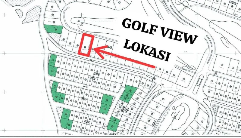 Dijual-Tanah-Kavling-Golf-View-Raya-BGI-Citraland-Surabaya-Barat