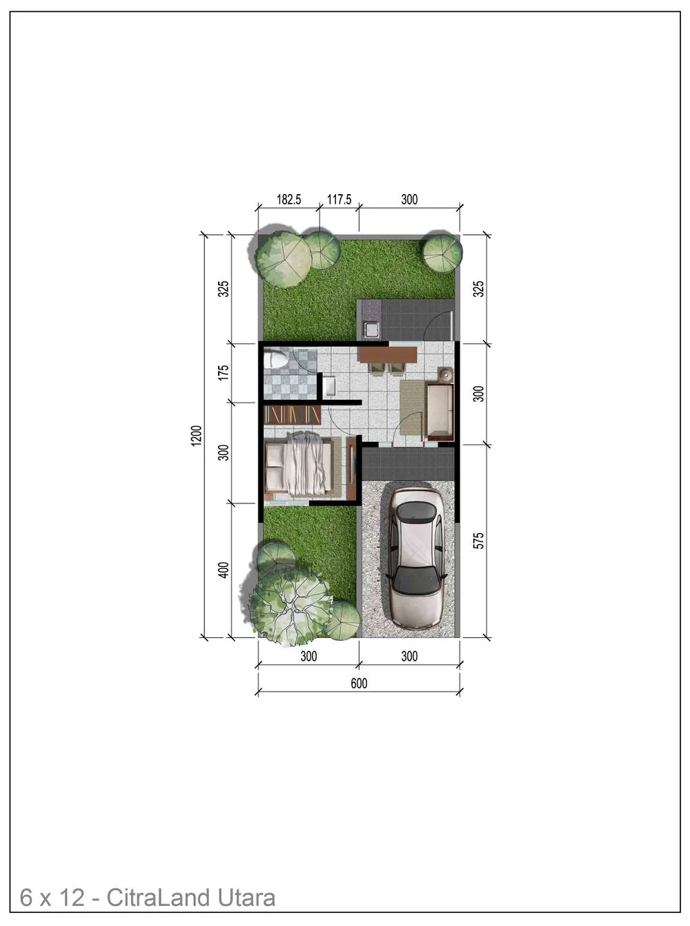 Dijual Rumah Baru Ready Unit di Cluster Northwest Park Citraland Surabaya Barat - Thumbnail 2