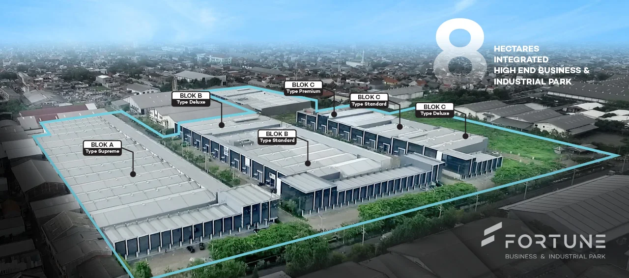 Dijual Gudang Baru Strategis di Fortune Bussines & Industrial Park Sidoarjo - Image 1