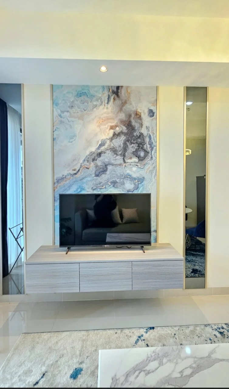 Dijual Apartemen Baru 2 BR Full Furniish Murah Strategis Grand Sungkono Lagoon Surabaya Barat