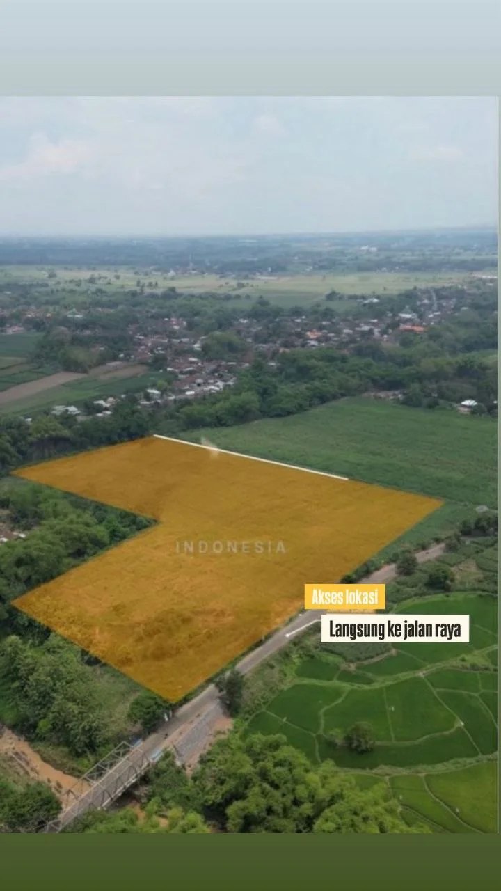 Dijual Tanah Luas di Kawasan Sumber Agung Dinoyo Jetis Mojokerto