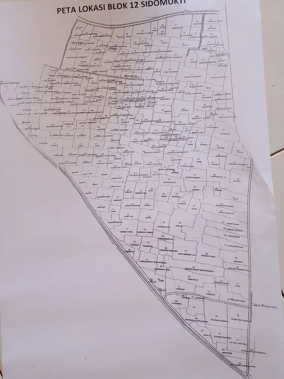 Dijual Tanah Nol Jalan Raya di Desa Sidomukti Lamongan - Thumbnail 4