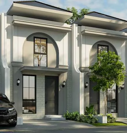 Dijual Rumah Baru Modern di North Houston Mansion Nine Cluster New Phase Surabaya Barat