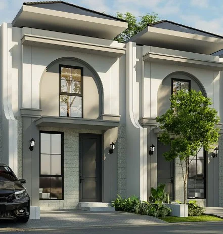Dijual Rumah Baru Modern di North Houston Mansion Nine Cluster New Phase Surabaya Barat