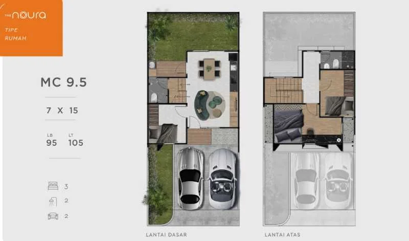 Dijual Rumah Baru Strategis di Moca City Sidoarjo - Thumbnail 2