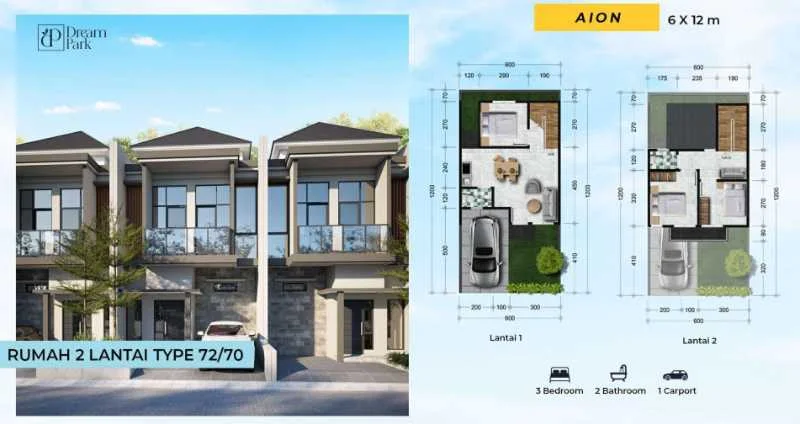 Dijual Rumah Modern Minimalis di Dream Park Sidoarjo - Thumbnail 2