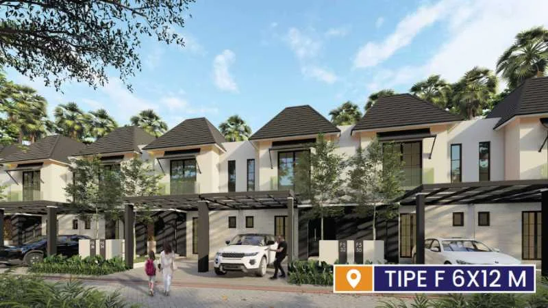 Dijual Rumah Baru Modern Free Furnish di Opra City Surabaya Barat