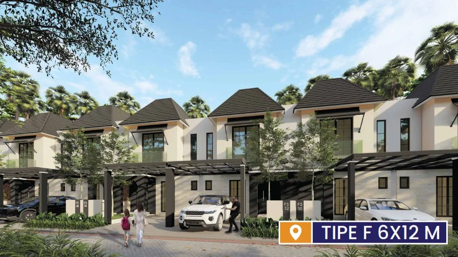 Dijual Rumah Baru Modern Free Furnish di Opra City Surabaya Barat