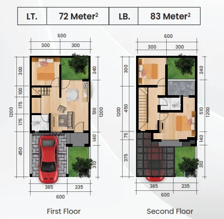 Dijual Rumah Baru Free Furnish di Opra City Surabaya Barat - Thumbnail 2