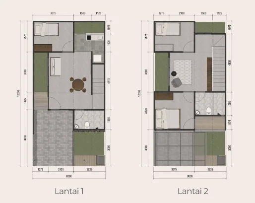 Dijual Rumah Baru di Jade Hamlet Cluster Hazel Gresik - Thumbnail 2