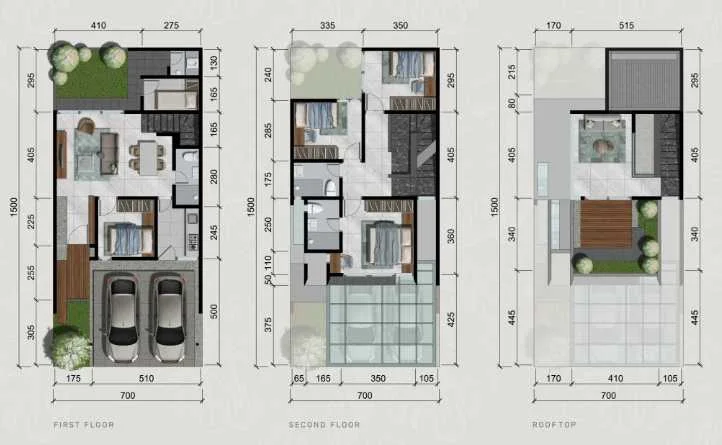Dijual Rumah Baru Elegan di Cluster Dempsey Hill Citraland Northwest Surabaya Barat - Thumbnail 2