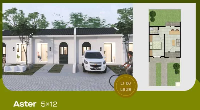 Dijual Rumah Baru Murah Strategis di Uni Hill Gresik - Thumbnail 2