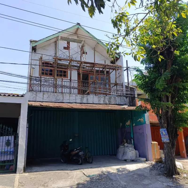 Dijual Rumah Usaha 2 Lantai di Balongsari Surabaya Barat