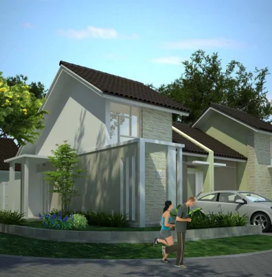 Dijual Rumah Baru Luas di Cluster Valencia Garden Puri Surya Jaya Sidoarjo
