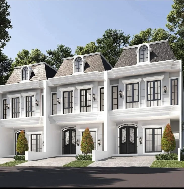 Dijual Rumah Baru Modern Classic Lokasi Dharmahusada Indah Surabaya Timur