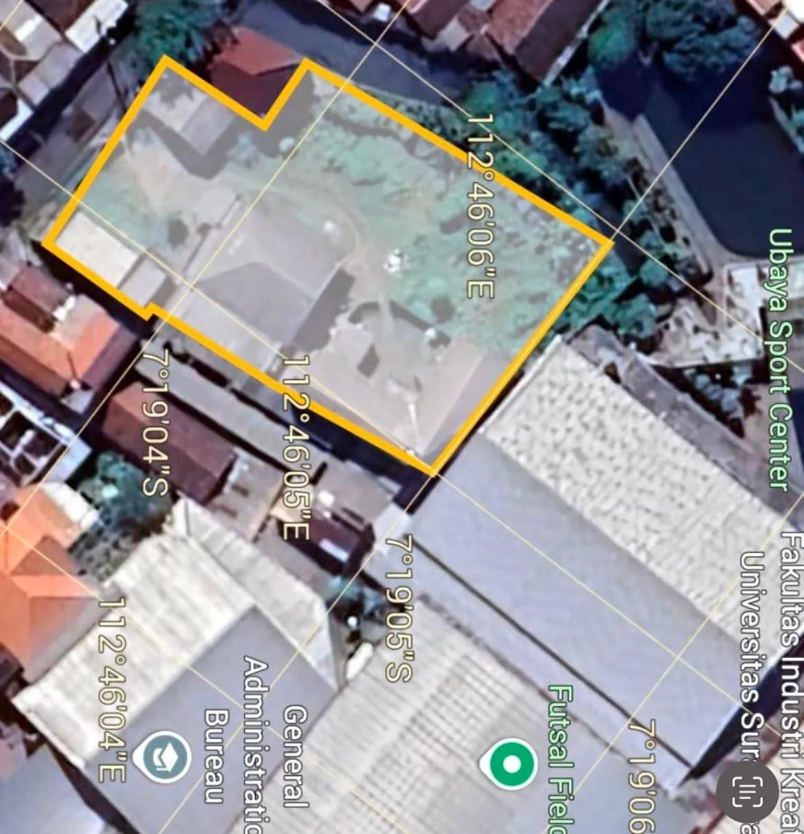 Dijual Tanah Luas Kaliwaru Surabaya Selatan