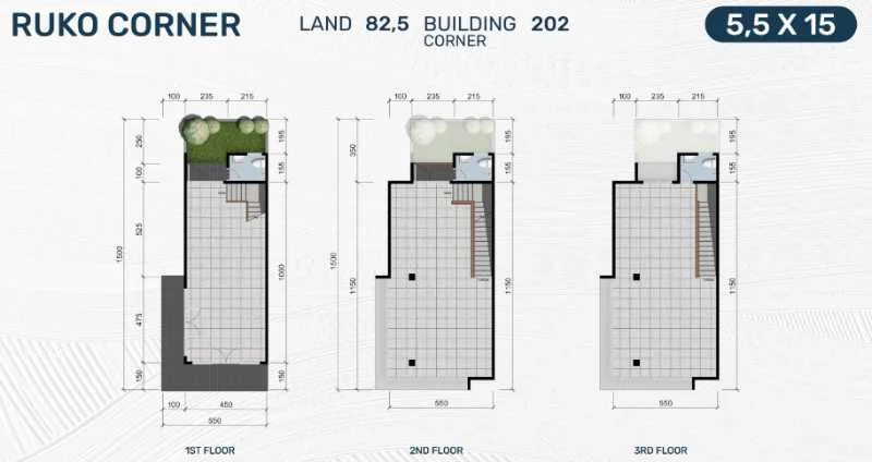Dijual Ruko Baru Premium di New Galleria Extension Citraland Northwest Surabaya Barat - Thumbnail 2