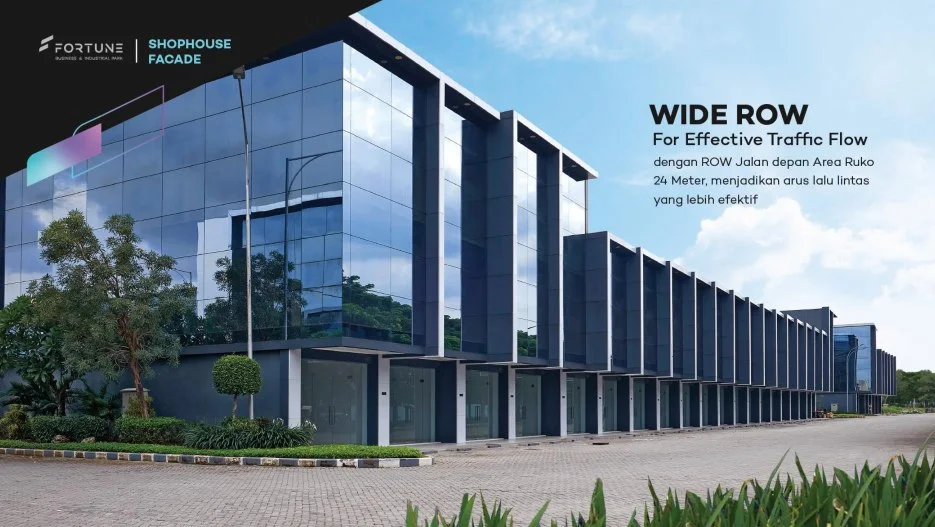 Dijual Ruko Baru Pusat Kota di Fortune Business & Industrial Park Sidoarjo