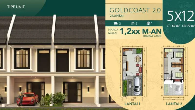 Dijual Rumah Baru di Kawasan Berkembang Regency One Eastpoint Surabaya Timur - Thumbnail 2