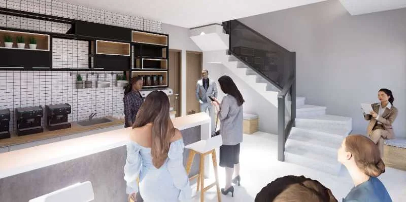 Dijual Soho Baru Proyek Premium Cocok Untuk Kafe Harga Dibawah 4M-an di Melville Central Surabaya Pusat - Thumbnail 3