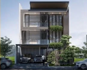 Dijual Rumah New Modern Tropical Design di South Emerald Citraland Surabaya Barat