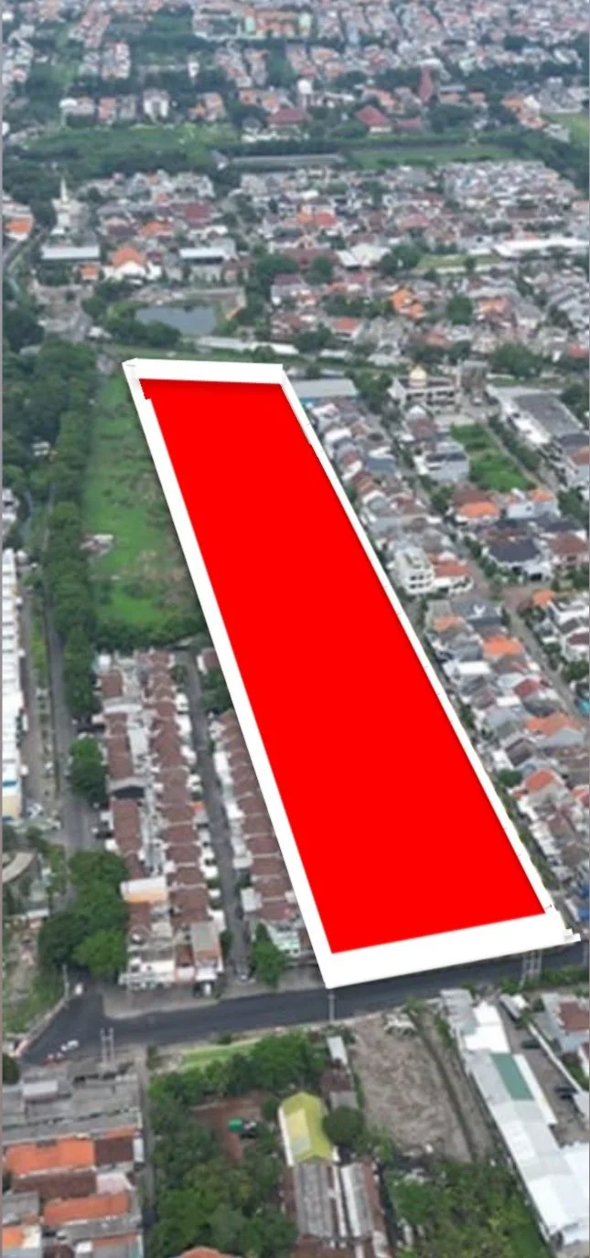 Dijual Tanah Komersial Luas Strategis di Ketintang Surabaya Selatan