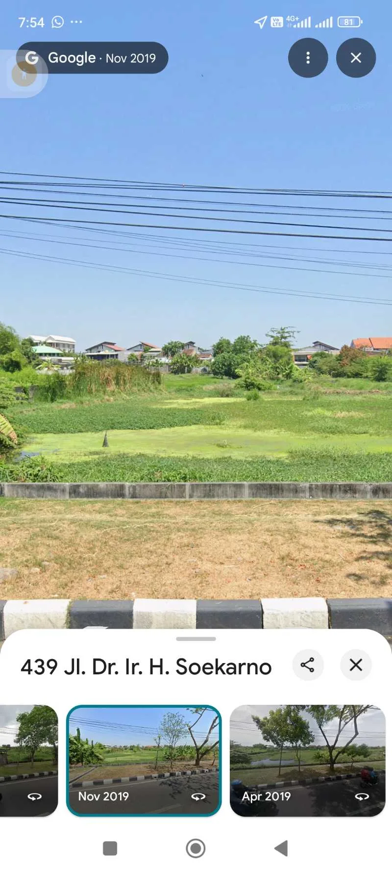 Dijual Tanah Komersial Strategis di Raya Ir. Soekarno / Merr Surabaya Timur - Thumbnail 2