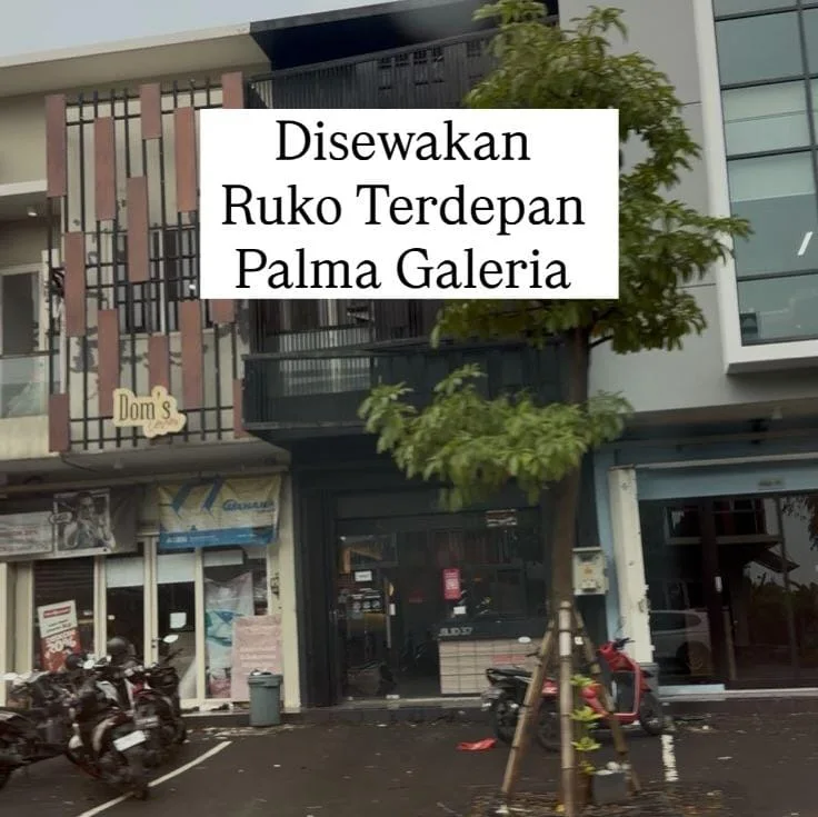 Sewa Ruko 2 Lantai Siap Huni Palma Galeria Lokasi Komersial Strategis Citraland Surabaya