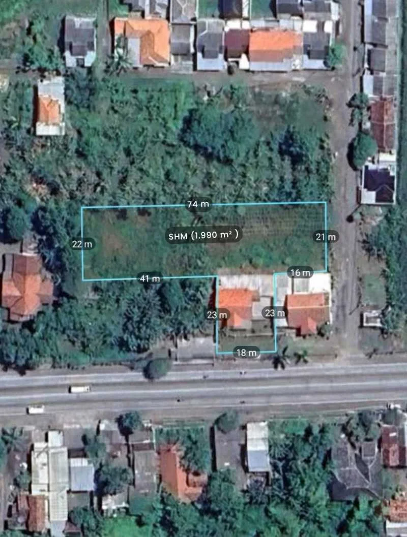 Dijual Tanah Dan Bangunan Di Nol Jalan Raya Panglima Sudirman Probolinggo