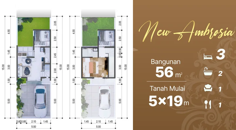 Dijual Rumah Baru Modern di Banjar Mukti Residence Sidoarjo - Thumbnail 2