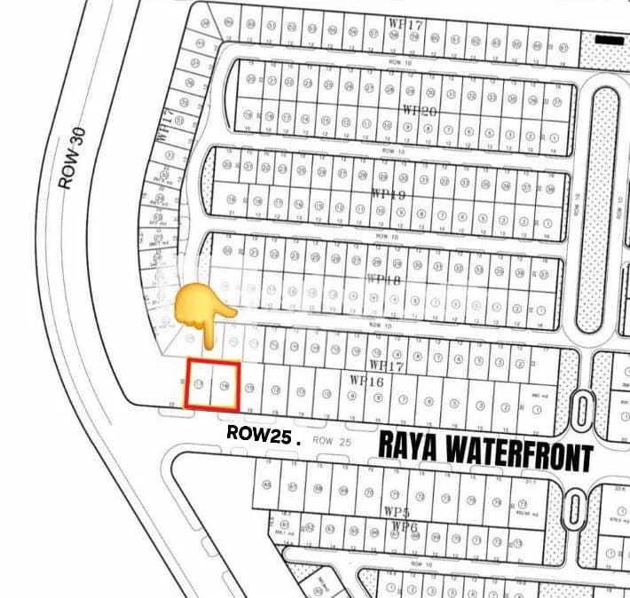 Dijual Tanah Turun Harga Lokasi Strategis Jejer di Raya Waterfront Citraland Surabaya Barat