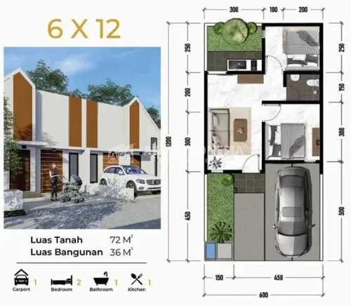 Dijual Rumah Baru Dekat Fasilitas Umum di The Oso Waru Sidoarjo - Thumbnail 3