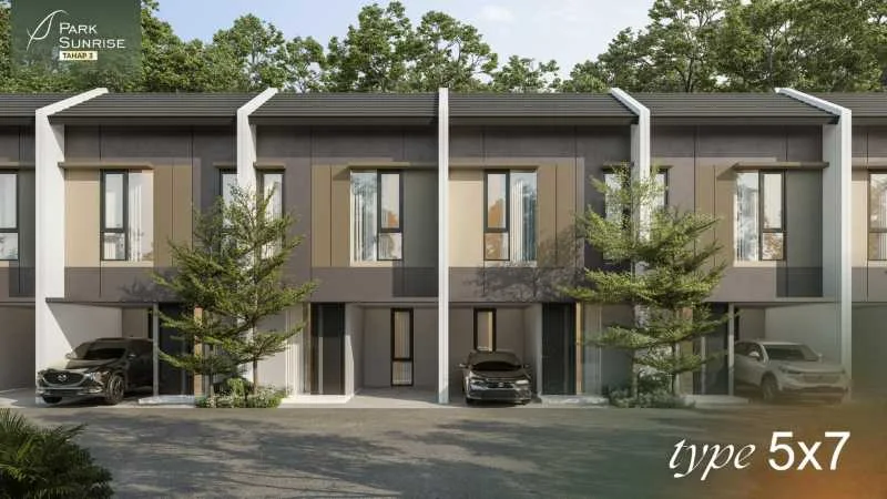 Dijual Rumah Baru Premium di Park Sunrise Tahap III Surabaya Timur